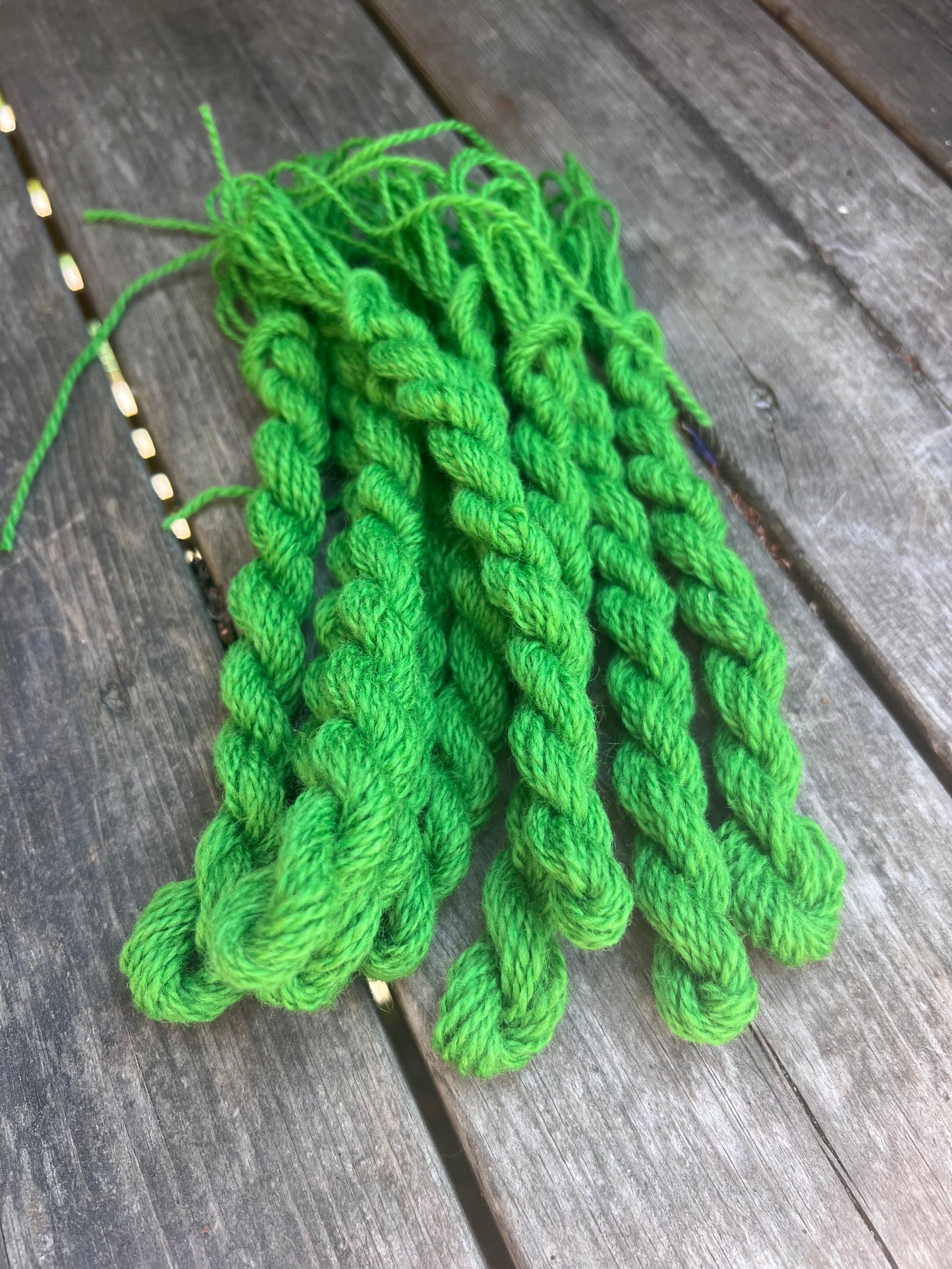 Ullgarn limegrön, 10m