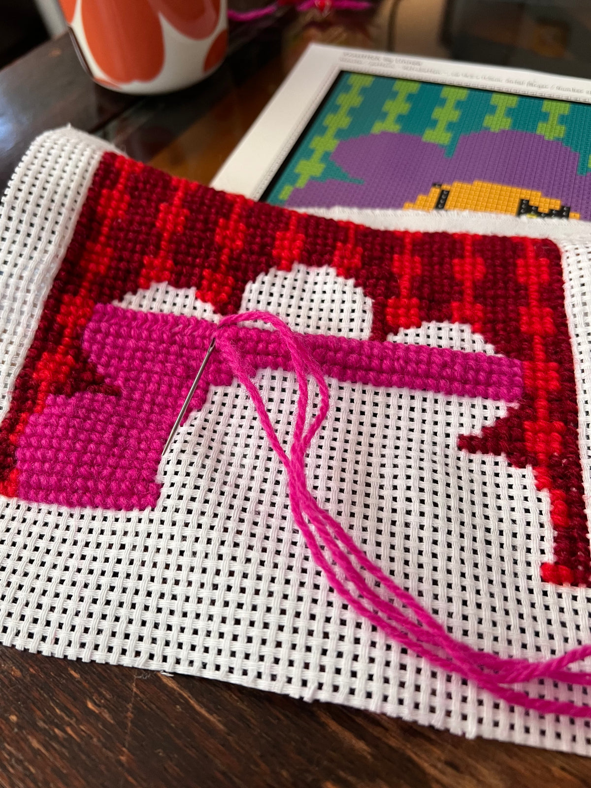 Broderikit retrokatten