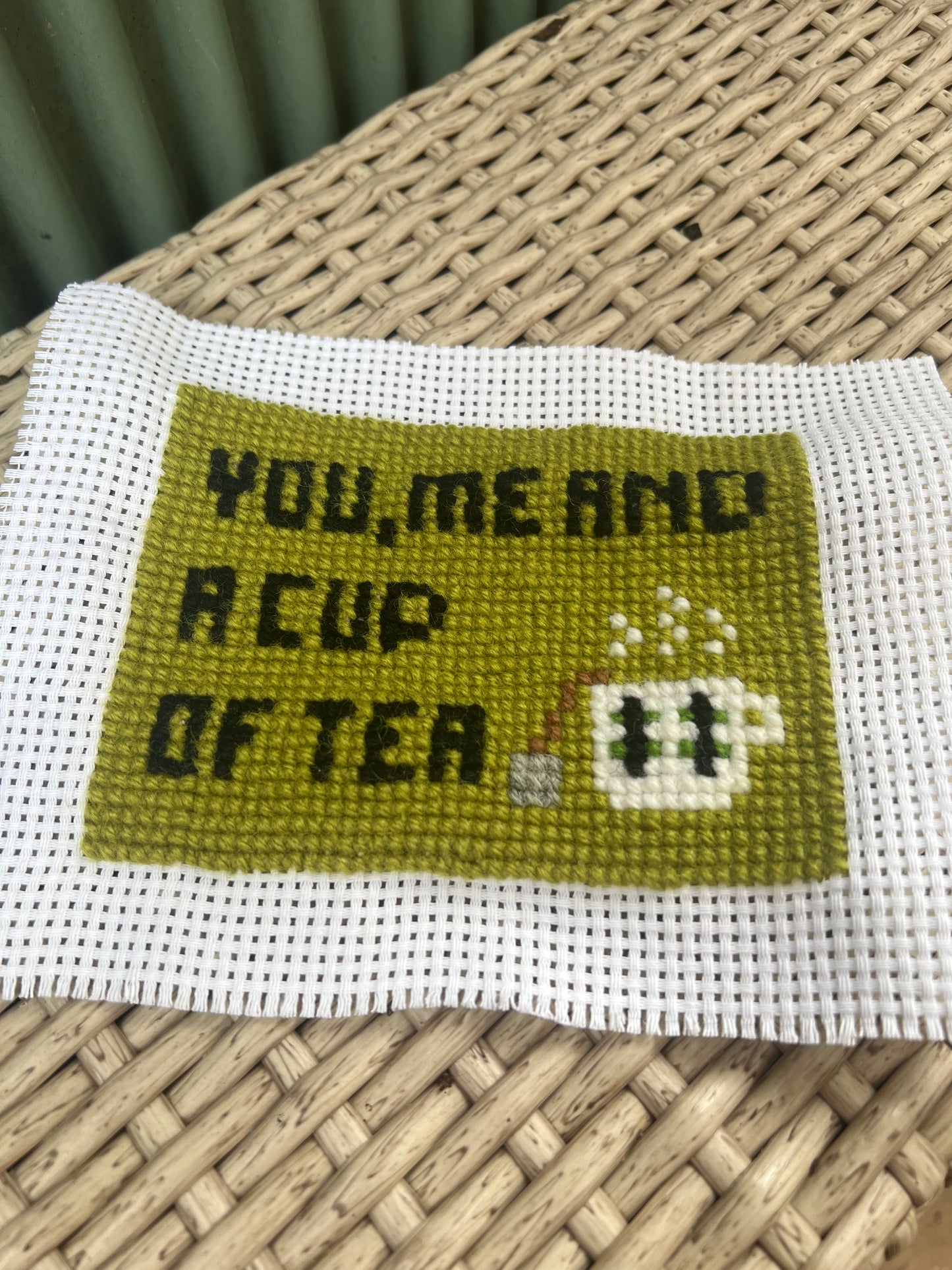 Broderikit ”you me, and a cup of tea”