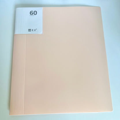 A4 displaybok med plastfickor bra förvaring för a4 papper och fotografier eller mönster med mera finns i flera färger 