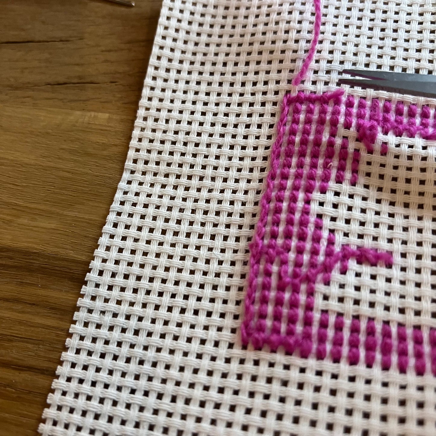 Broderikit med ullgarn, 3st småbroderier, för barn & nybörjare