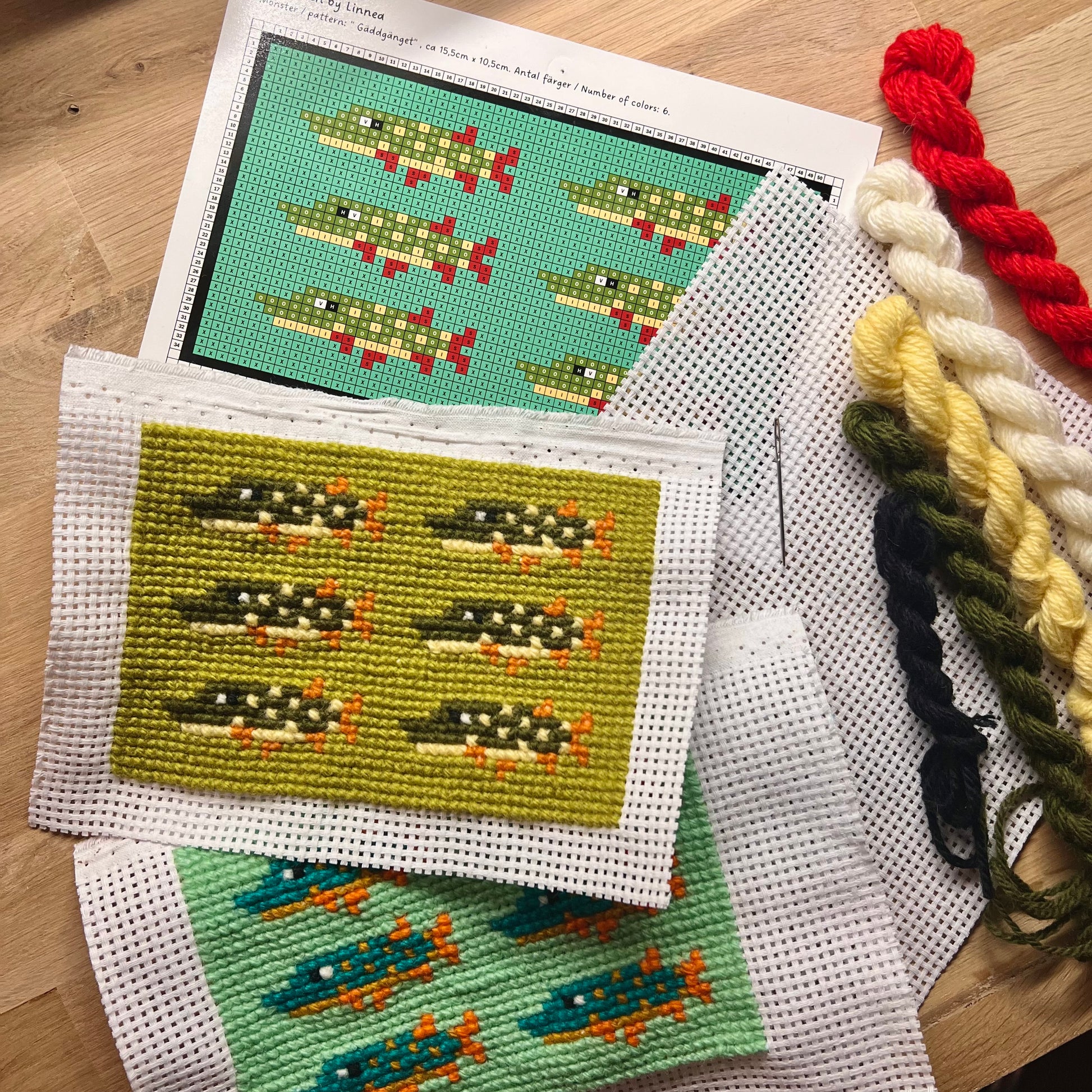 Broderikit gäddgänget 