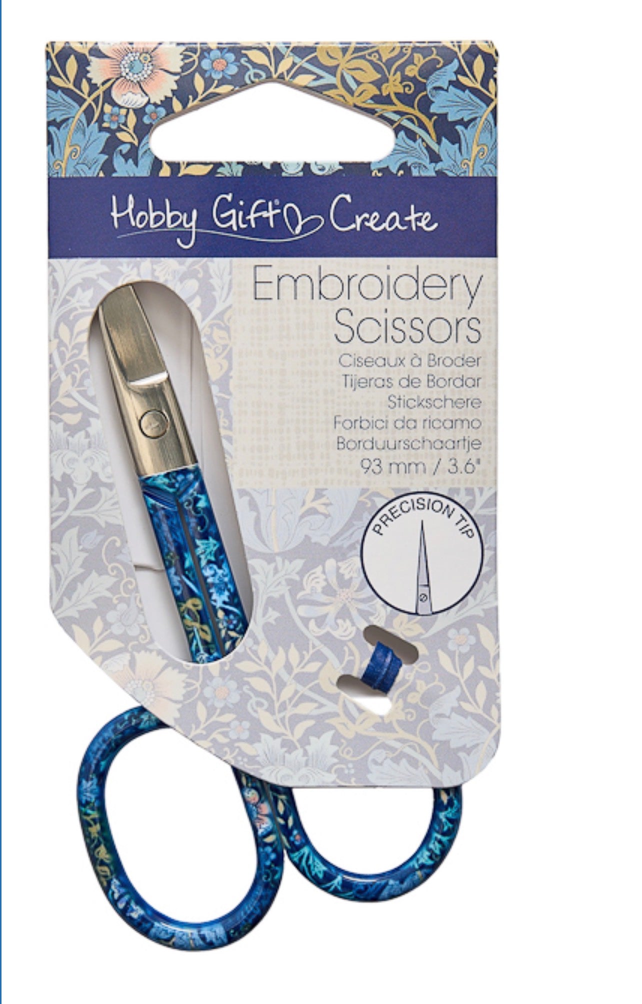 Broderisax, blommig - happy gift create, 1st