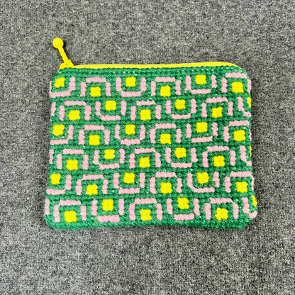 Broderi & sykit, liten börs ”tunnelsyn, fjärran” 10,5x13cm