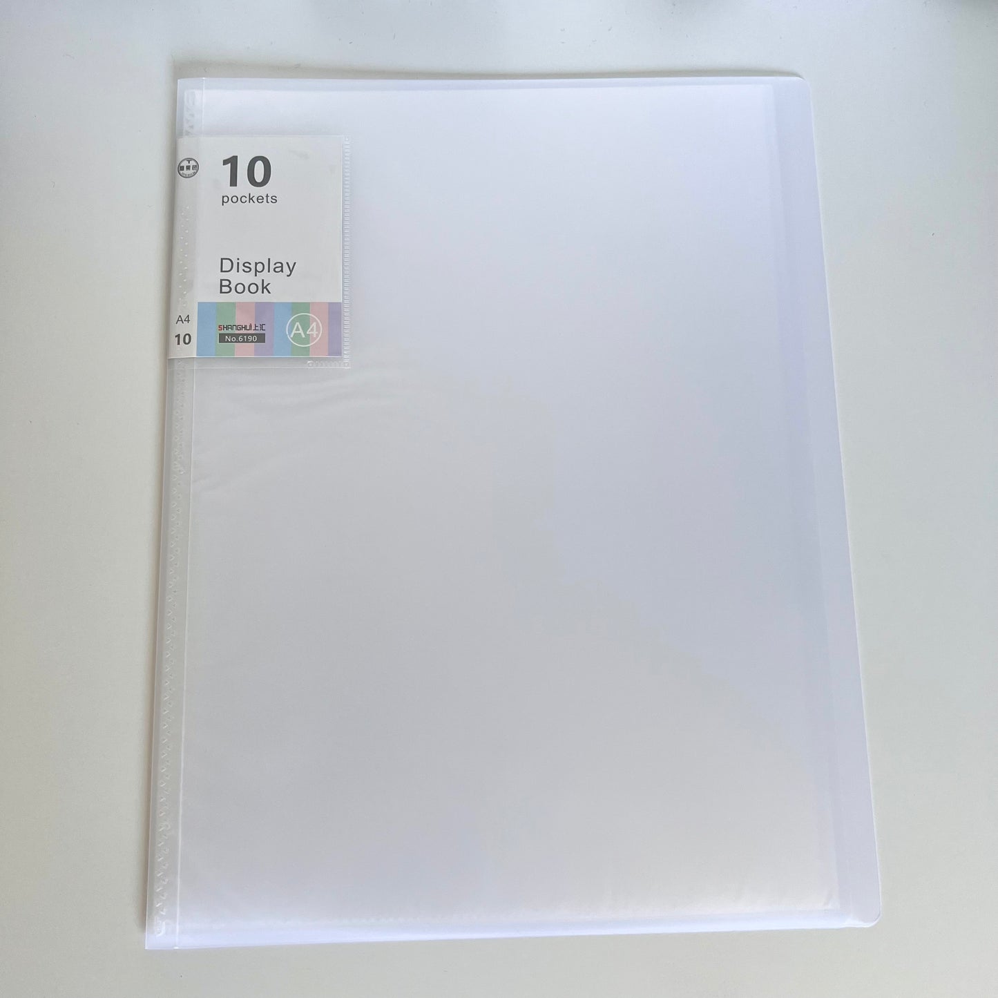 A4 displaybok med plastfickor bra förvaring för a4 papper och fotografier eller mönster med mera finns i flera färger 