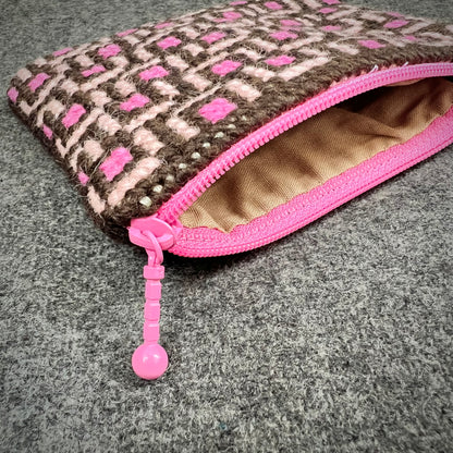 Broderi & sykit, liten börs ”tunnelsyn, fjärran” 10,5x13cm