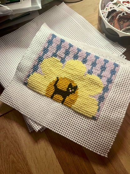 Broderikit retrokatten