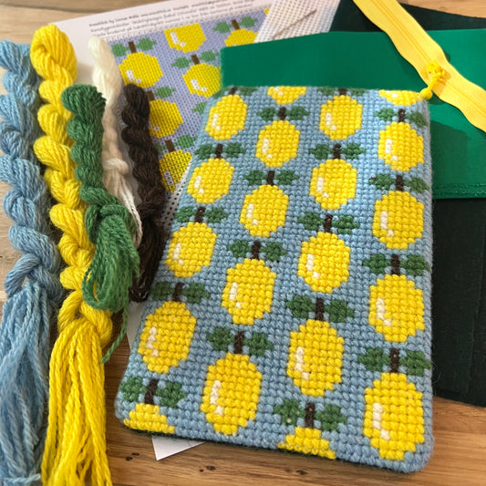 Mobil och glasögonfodral kit ”citronella” 12x20cm