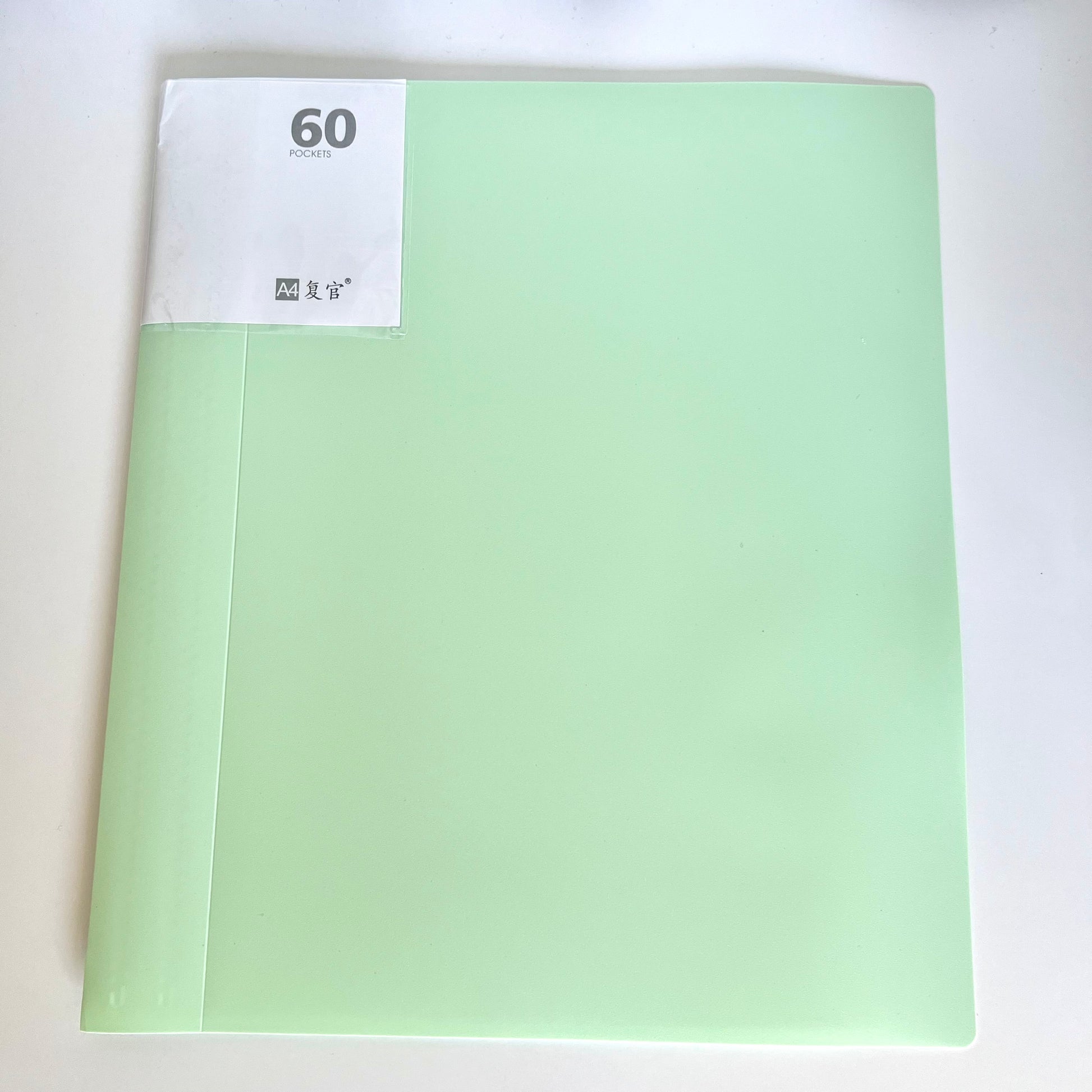 A4 displaybok med plastfickor bra förvaring för a4 papper och fotografier eller mönster med mera finns i flera färger 