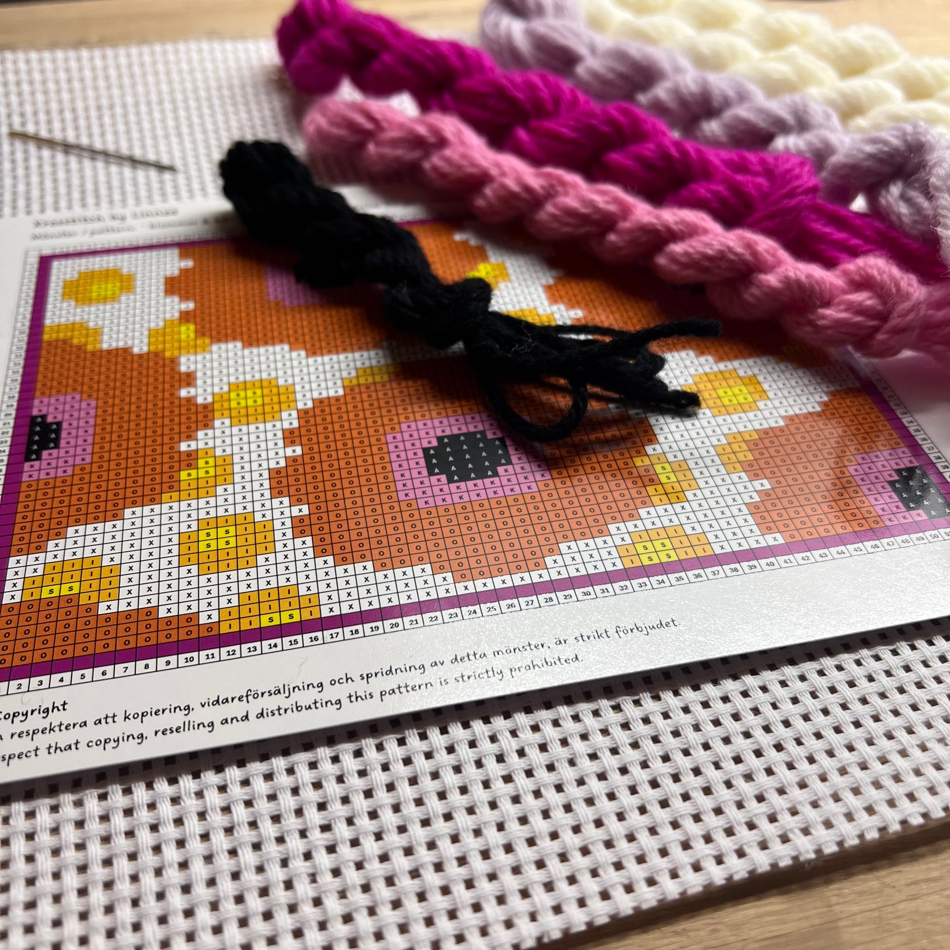 Broderikit blommor och bär