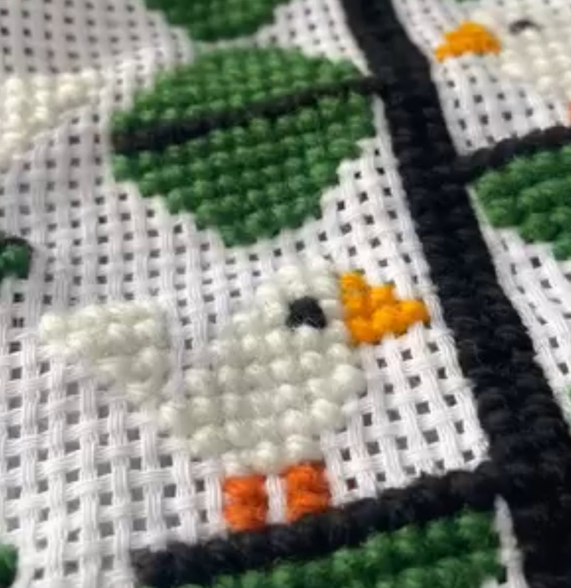 Broderikit flörtiga finkar