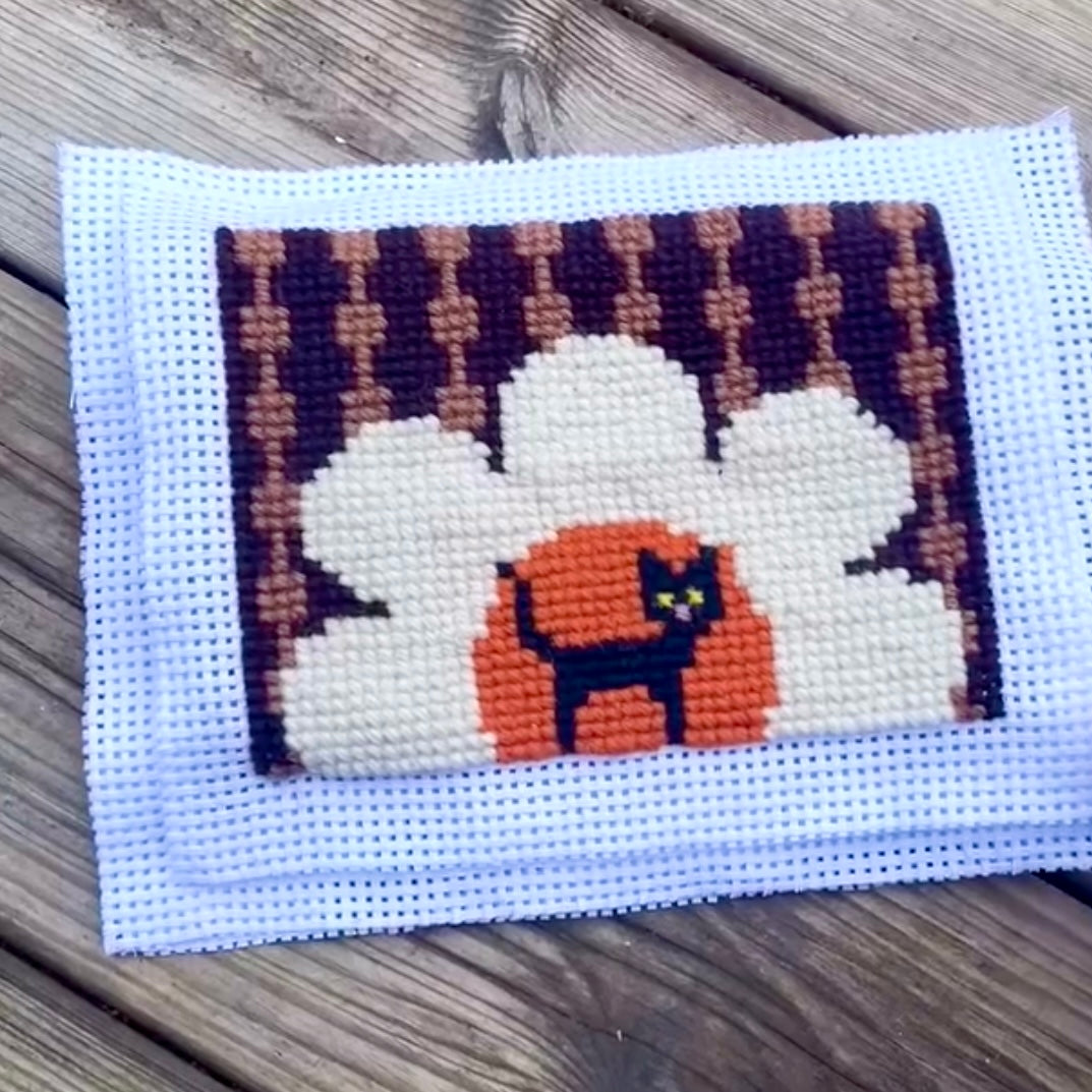 Broderikit retrokatten
