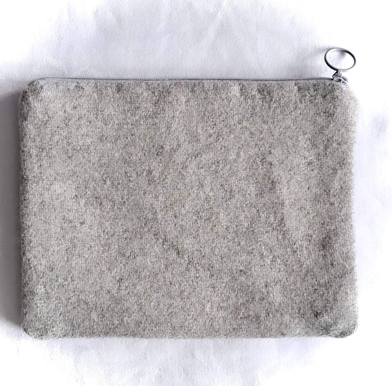 Handgjord unik börs, flörtiga finkar blå