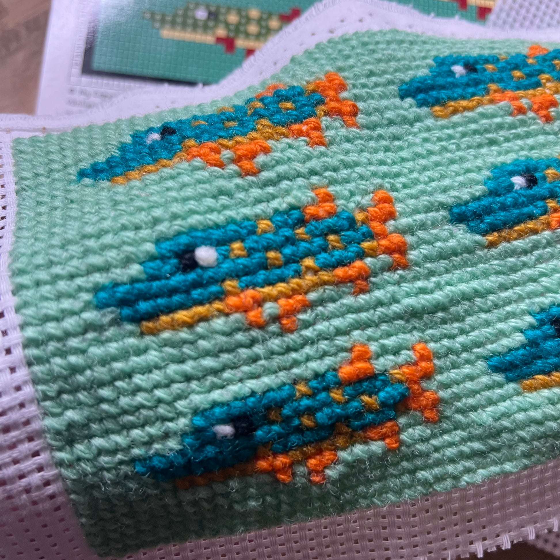 Broderikit gäddgänget 