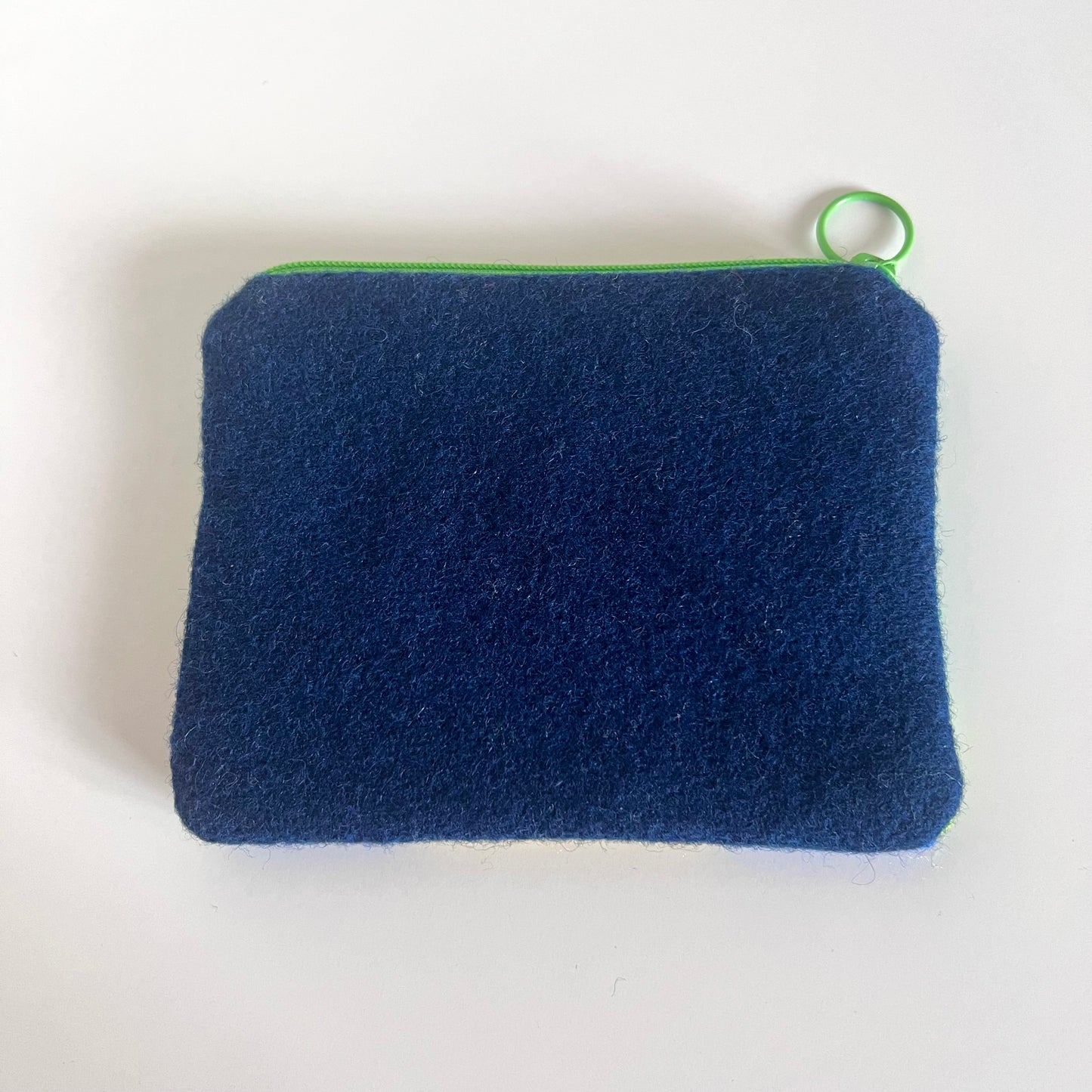 Handgjord unik börs, retro blomma