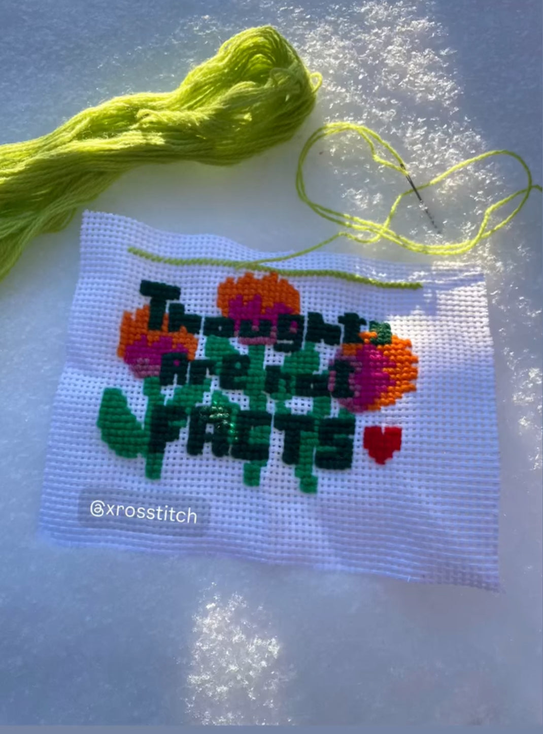 Mönster - "thoughts are not facts"