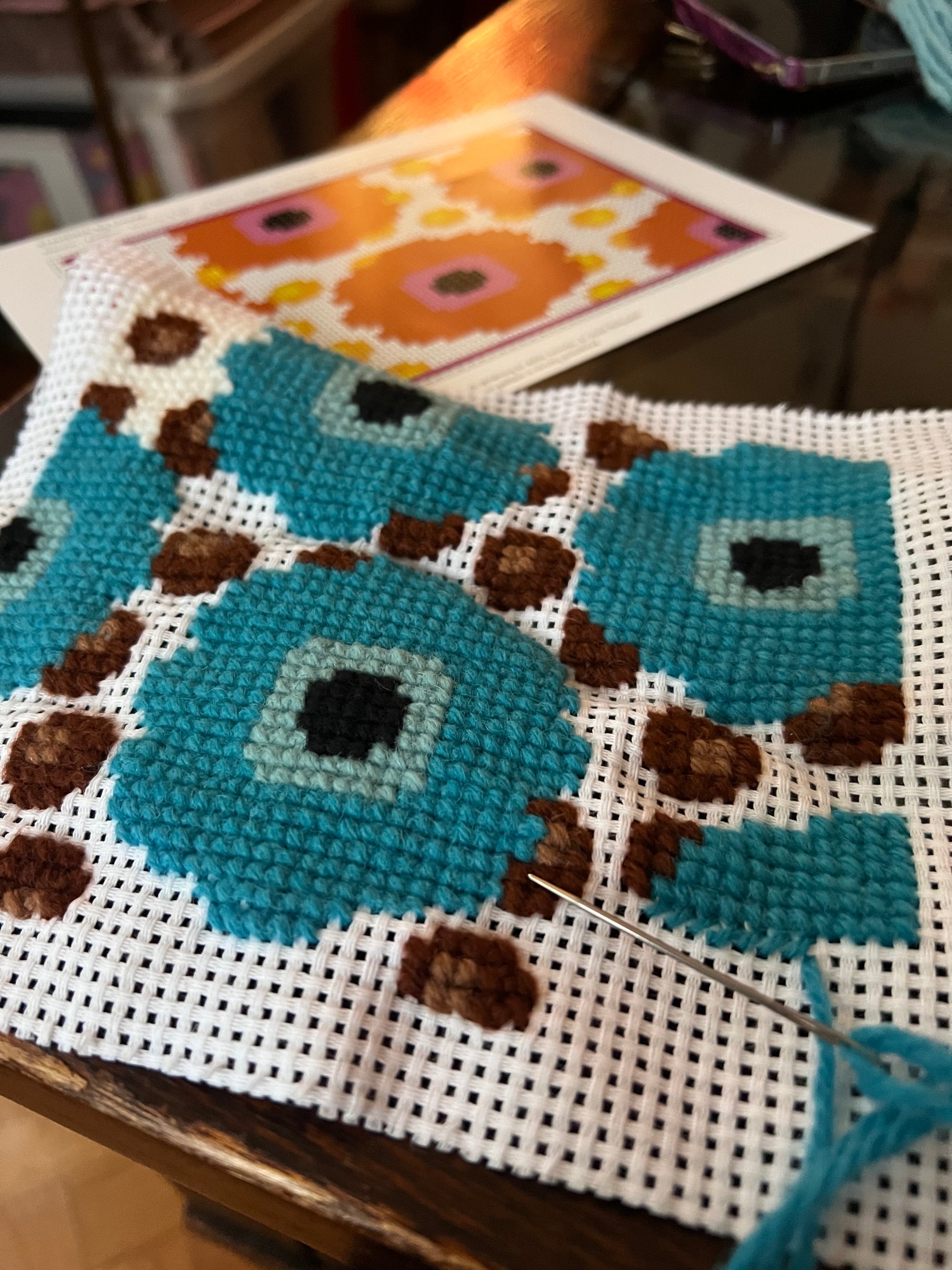 Broderikit blommor och bär