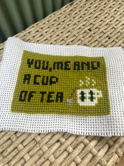Broderikit ”you me, and a cup of tea”