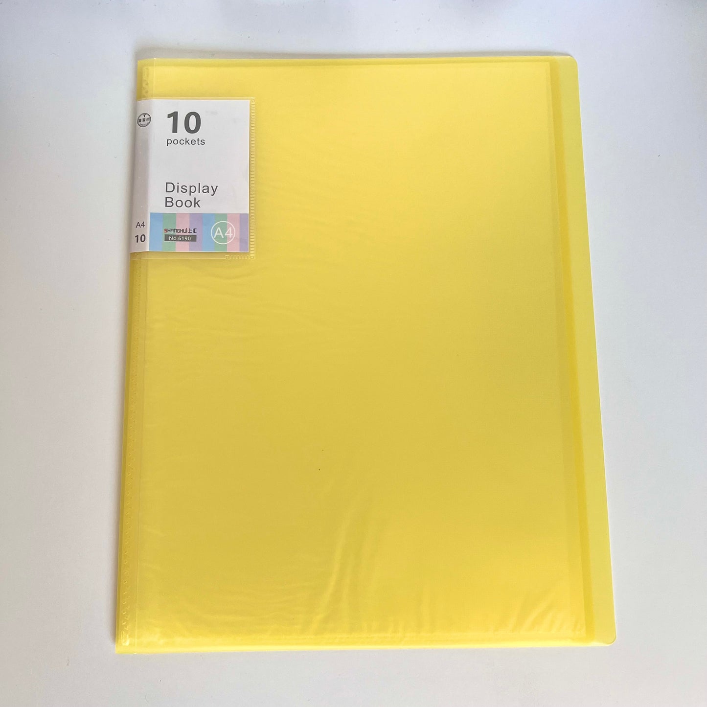 A4 displaybok med plastfickor bra förvaring för a4 papper och fotografier eller mönster med mera finns i flera färger 