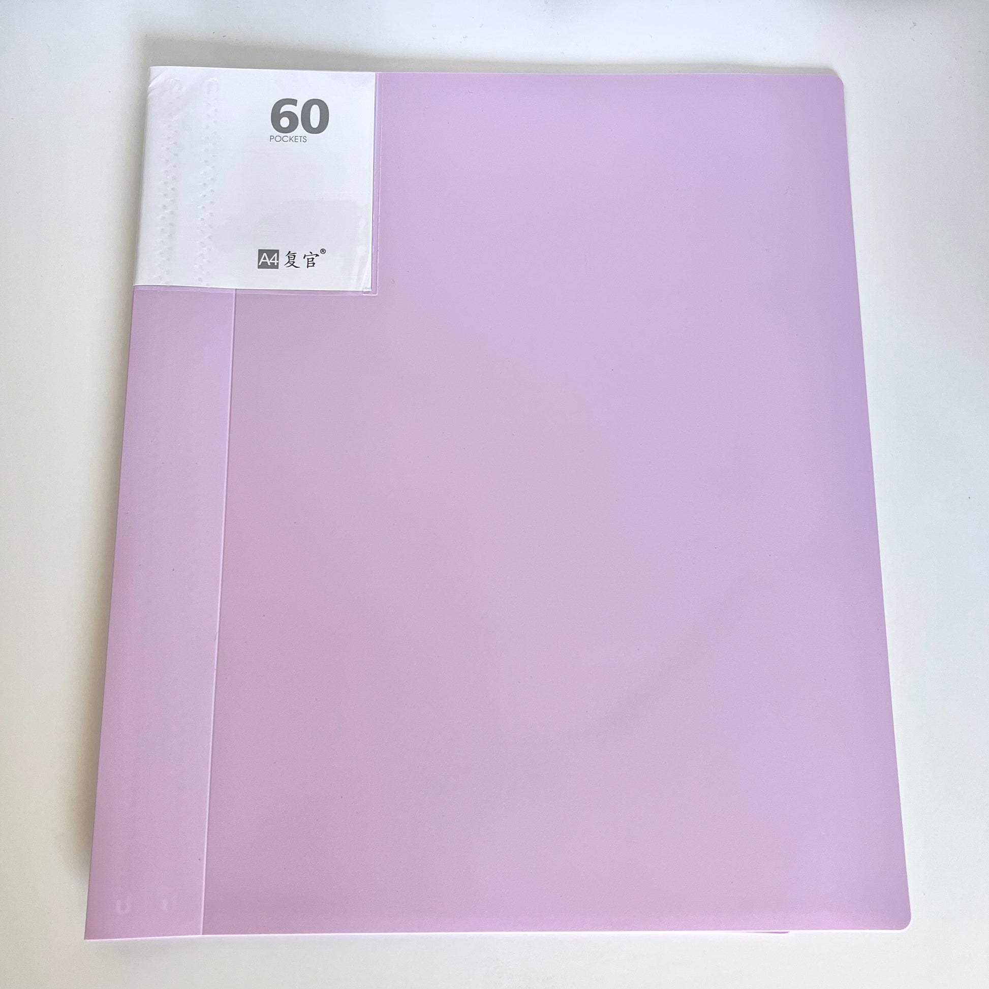 A4 displaybok med plastfickor bra förvaring för a4 papper och fotografier eller mönster med mera finns i flera färger 