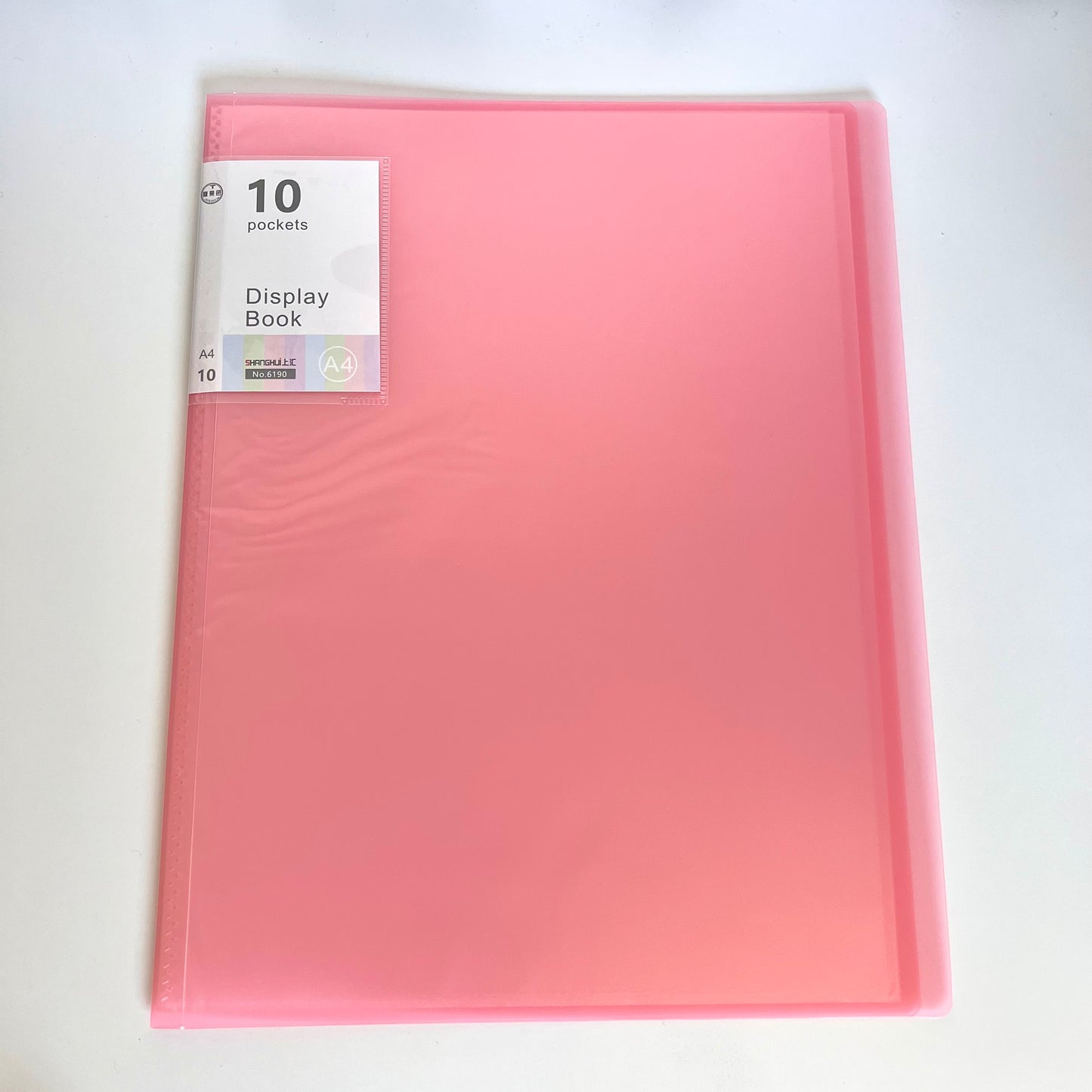 A4 displaybok med plastfickor bra förvaring för a4 papper och fotografier eller mönster med mera finns i flera färger 