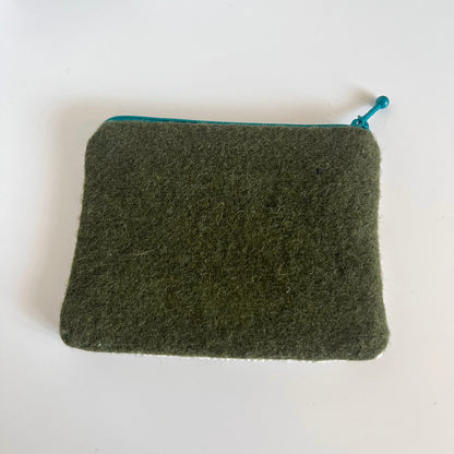 Handgjord unik börs, hungriga krokodiler