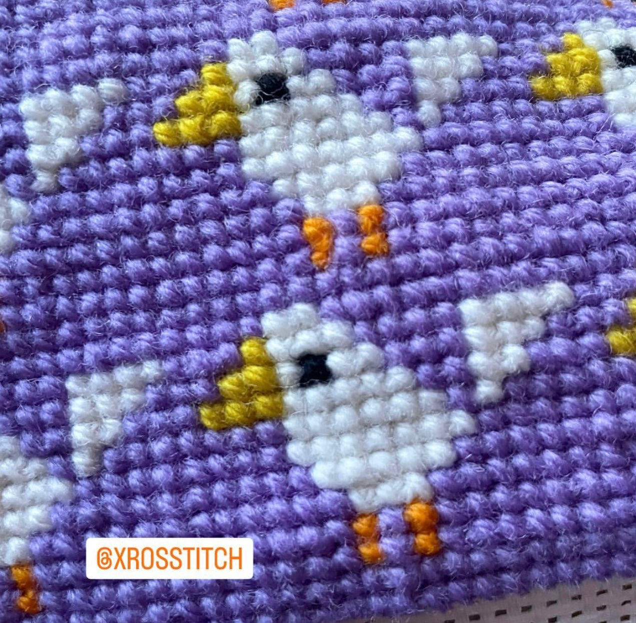 Broderikit med ullgarn ”möte i skärgården”