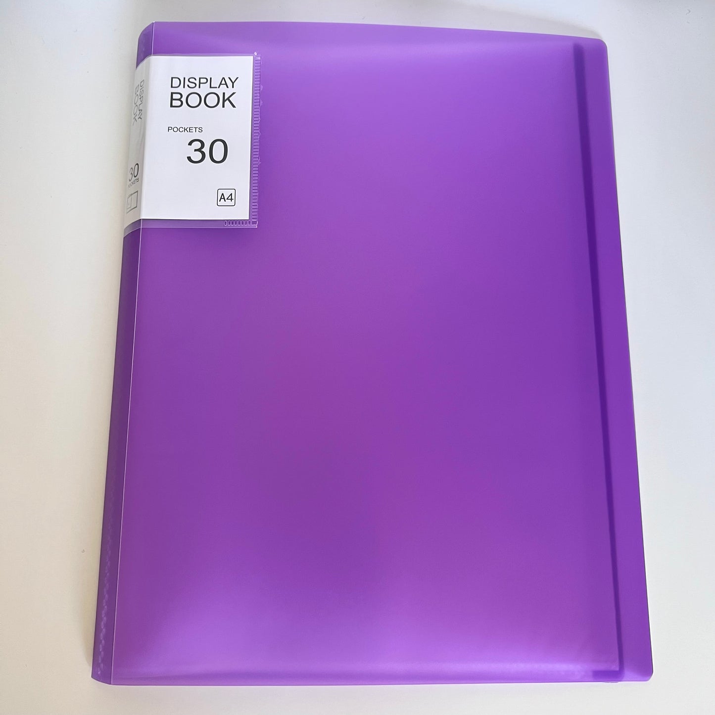 A4 displaybok med plastfickor bra förvaring för a4 papper och fotografier eller mönster med mera finns i flera färger 