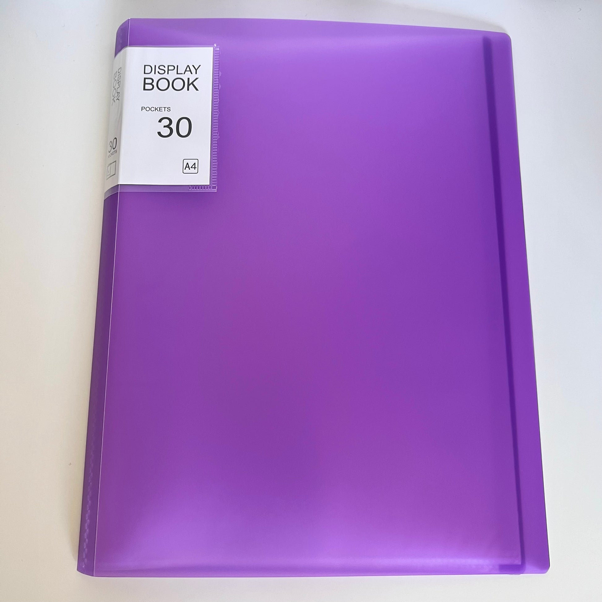 A4 displaybok med plastfickor bra förvaring för a4 papper och fotografier eller mönster med mera finns i flera färger 