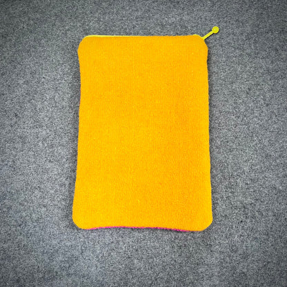 Mobil och glasögonfodral kit ”höstglöd” färg: rosa/eld 13,5x20cm