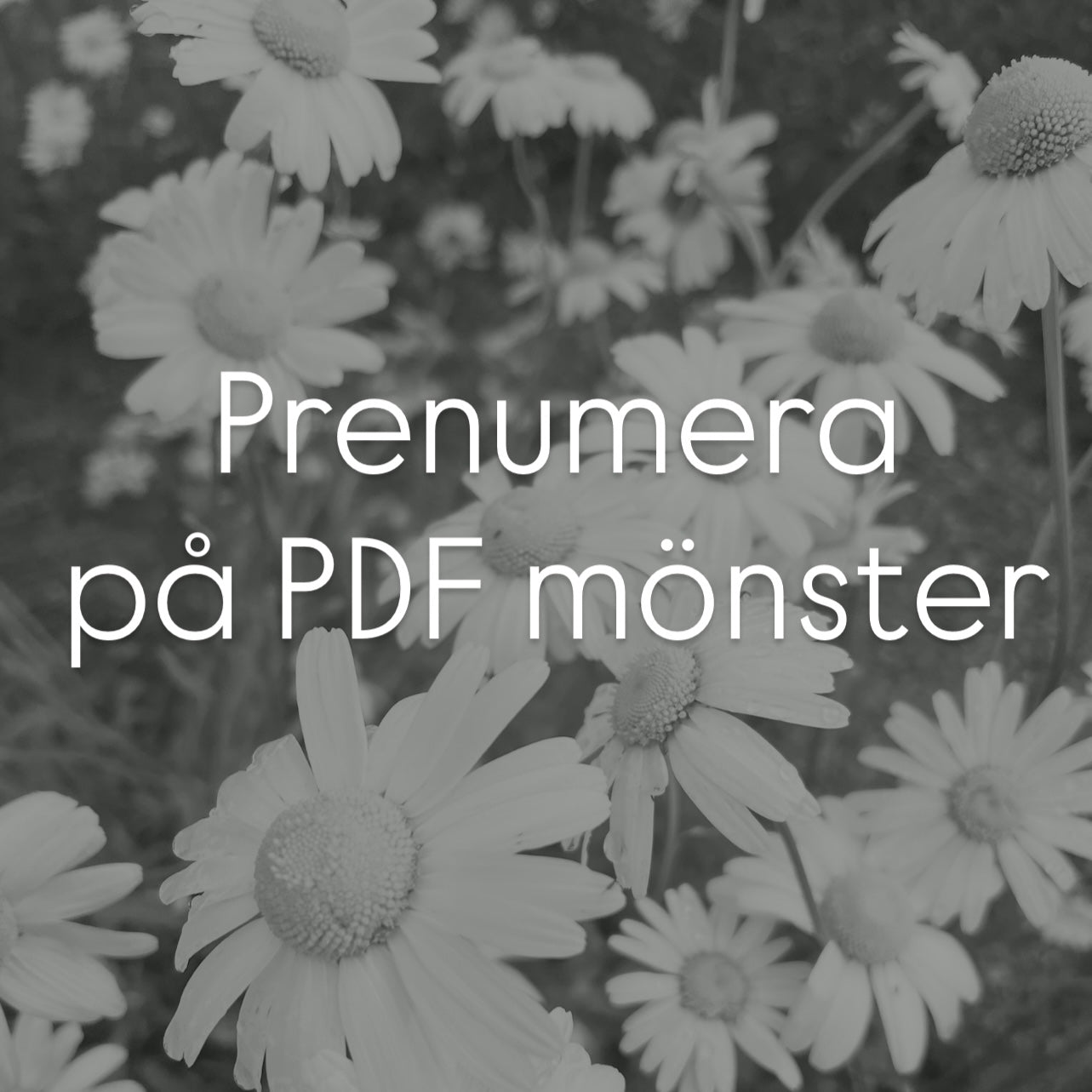 Prenumeration på nya mönster