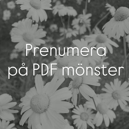 Prenumeration på nya mönster (2st/mån)