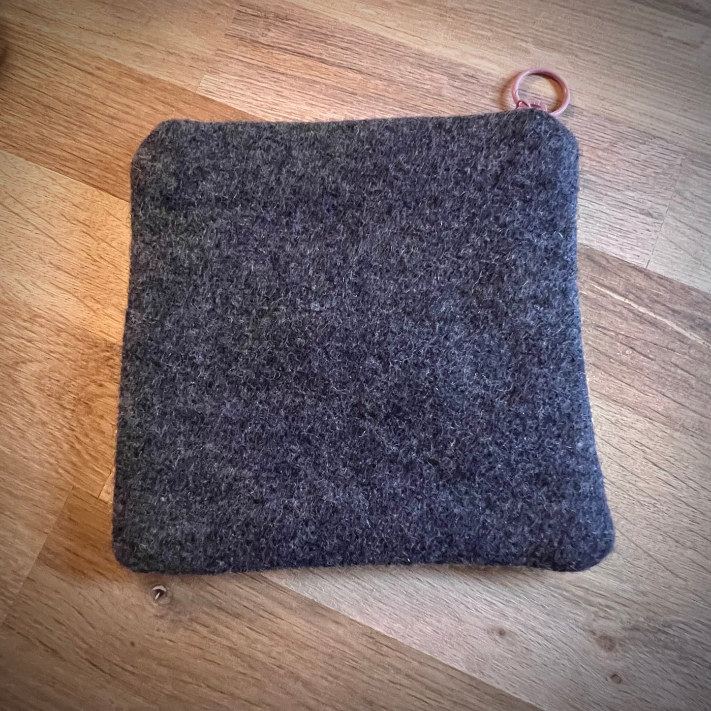 Handgjord unik börs, rosa pion