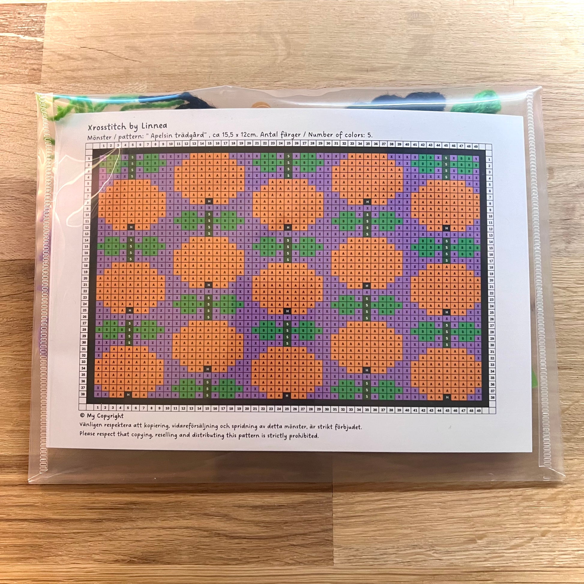 Broderikit apelsiner