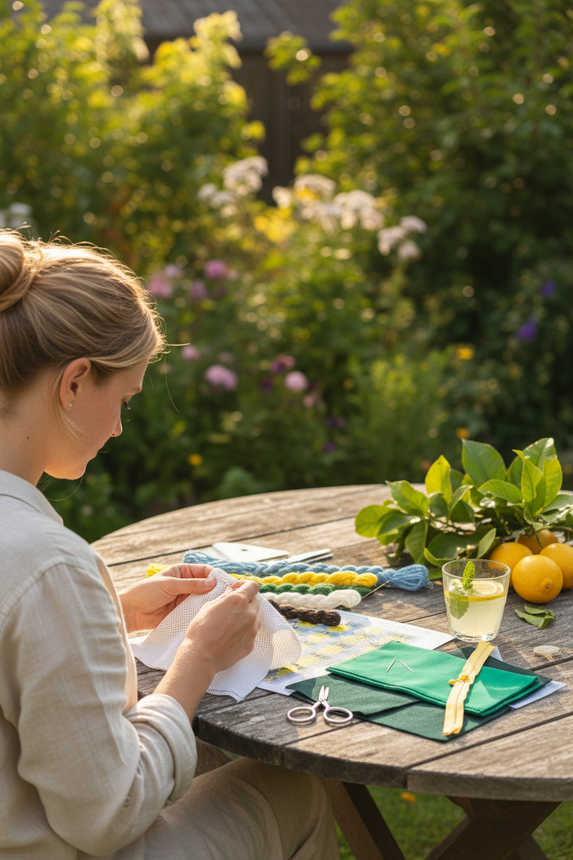 Sommardag i trädgården – allt kitinnehåll med